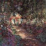 Claude Monet The Garden in Flower oil painting reproduction